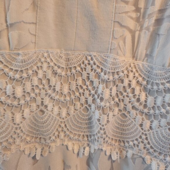 Cold Shoulder Kimono Sleeve Lane Bryant Maxi Dress - 18/20 - Picture 11 of 16